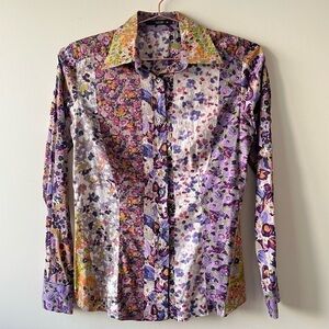 ETRO FLORAL PRINT BLOUSE size 42